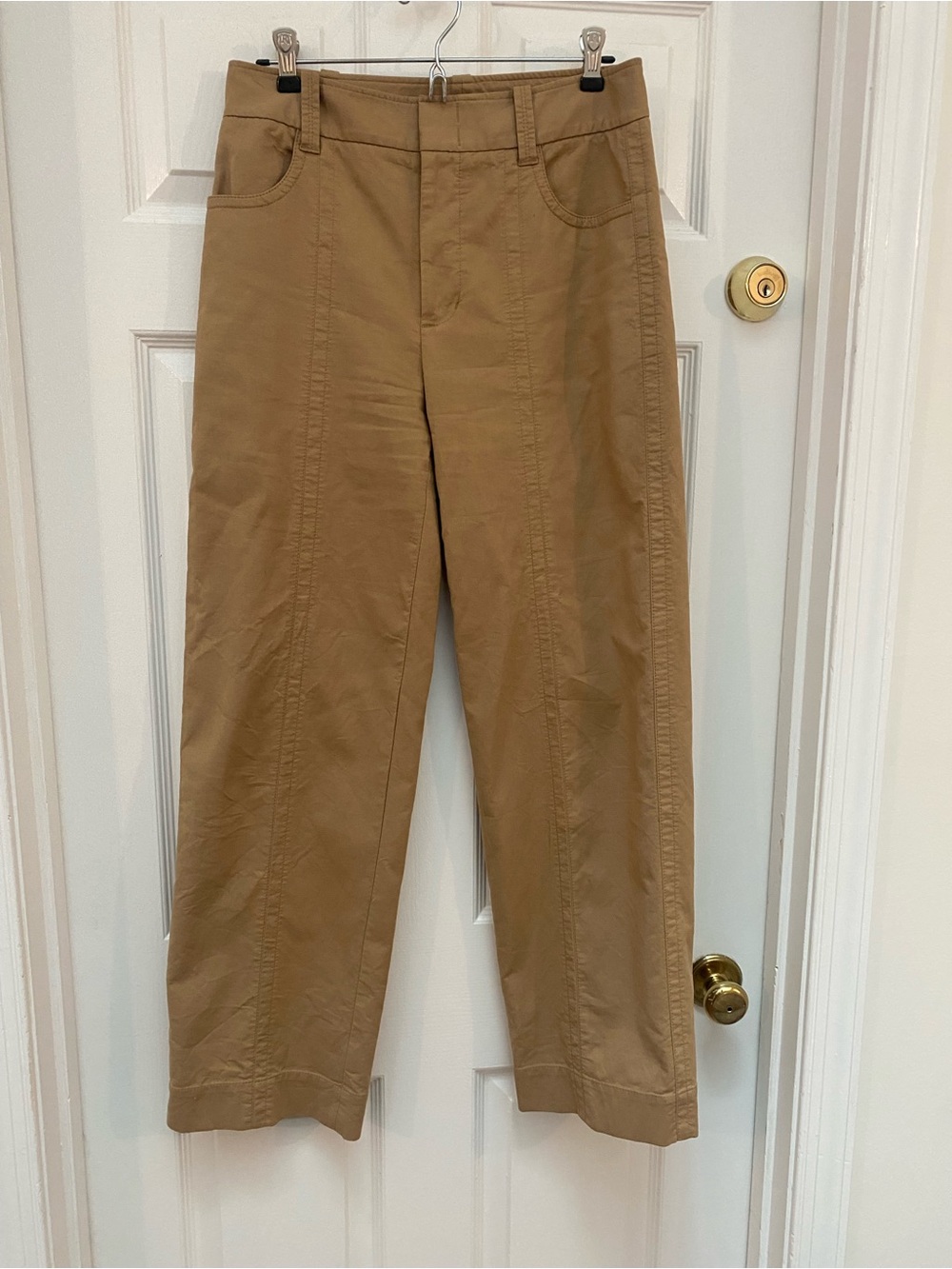 Vince Wide-Leg High Waisted Khaki Pants - size 6